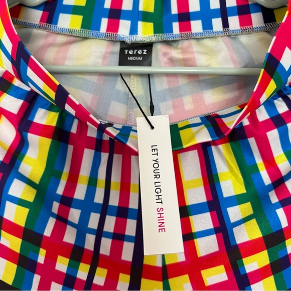 NWT Terez checkered printed pants - Picture 3 of 5